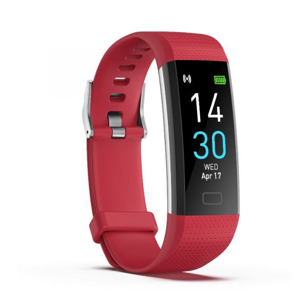 fitness tracker with blood pressure heart rate sleep health monitor