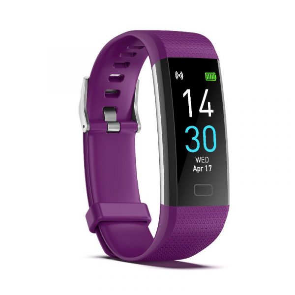 fitness tracker with blood pressure heart rate sleep health monitor