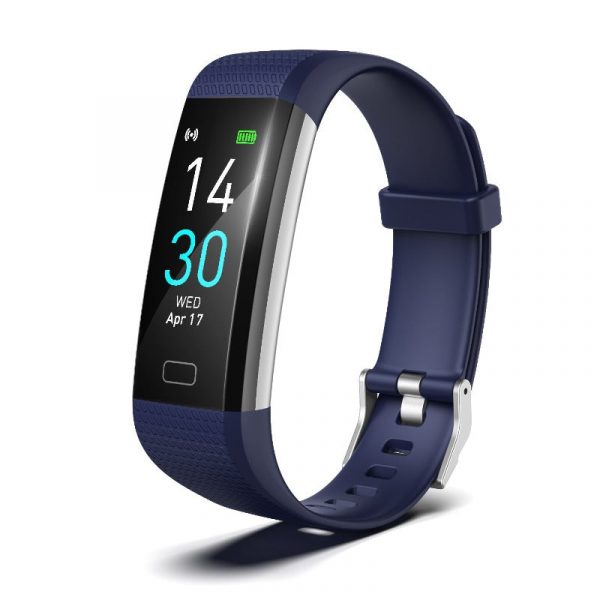 fitness tracker with blood pressure heart rate sleep health monitor