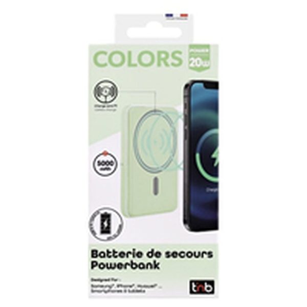 powerbank t'nb pbumag5gr 5000 mah green magsafe