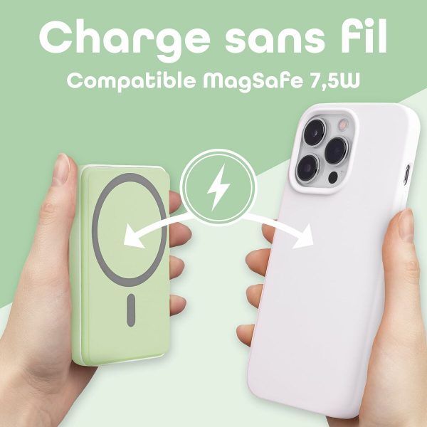 powerbank t'nb pbumag5gr 5000 mah green magsafe