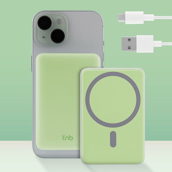powerbank t'nb pbumag5gr 5000 mah green magsafe