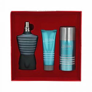 jean paul gaultier le male gift set 125ml edt + 75ml shower gel + 150ml deodorant spray